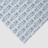 New York City Hanukkah NYC Jewish Holiday Chanukah Tissuepapier (Detail)