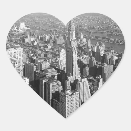  New York City Hart Sticker (Voorkant)