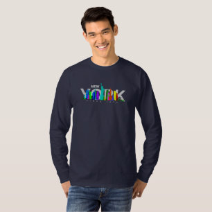 New York City Heren Trui met Lange Mouwen T-shirt