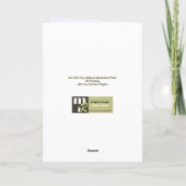 New York City. Hiver. Cartes de Noël (Dos)