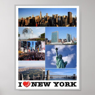 New York City - I Love - Verenigde Staten - Poster