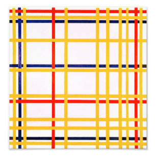 New York City I   Piet Mondriaan   Foto Afdruk