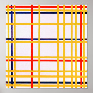 New York City I   Piet Mondriaan   Poster