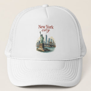 New York City – Iconische standbeeld- en silhouet  Trucker Pet