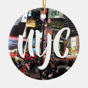 New York City Keepomwille Souvenir Kerstmis Keramisch Ornament