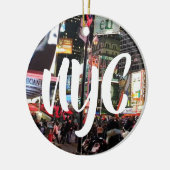 New York City Keepomwille Souvenir Kerstmis Keramisch Ornament (Links)