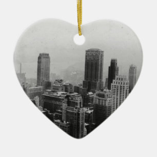 New York City Keramisch Ornament