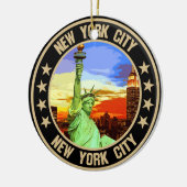 New York City Keramisch Ornament (Links)