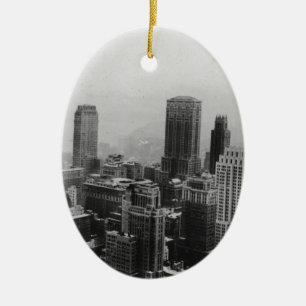 New York City Keramisch Ornament