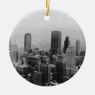New York City Keramisch Ornament
