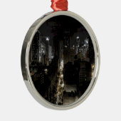 New York City Kerstornamenten Metalen Ornament (Rechts)