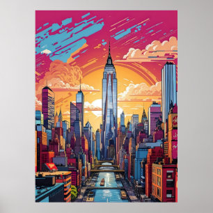 New York City Landschap Poster