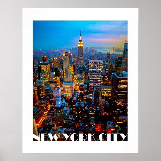 New York City Lights Poster (Voorkant)