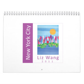 New York City - Liz Wang 2011 Fine Art Calendar Kalender