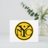 New York City Logo Briefkaart (Staand voorkant)