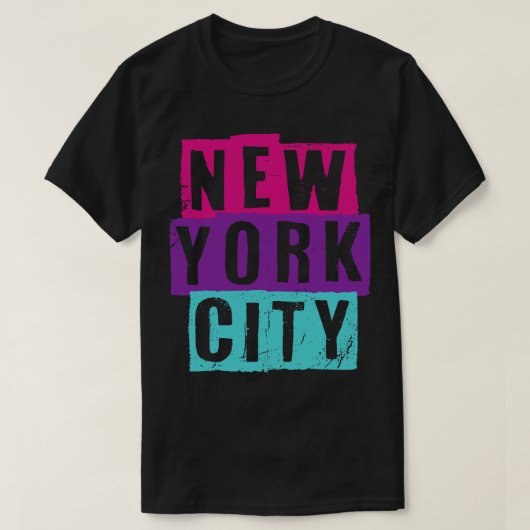 New York City  Look Tekst T-shirt (Design voorkant)