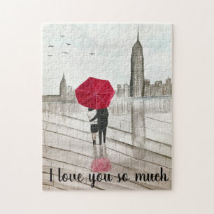 New York City Love koppel Manhattan cityscape Legpuzzel