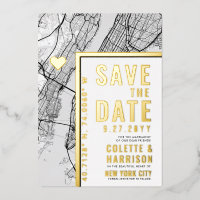 New York City Love Locator | Trouwuitnodiging Save