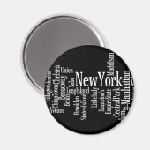 New York City Magnet Magneet (Voorkant / Achterkant)