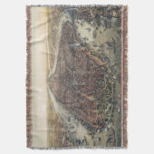  New York City, Manhattan, Brooklyn Bridge Deken (Voorkant Verticaal)