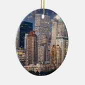 New York City Manhattan Keramisch Ornament (Rechts)