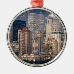 New York City Manhattan Metalen Ornament