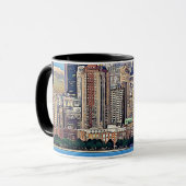 New York City Manhattan Sailboat Coffee Mug (Devant gauche)