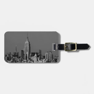 New York City Manhattan Skyline Bagagelabel