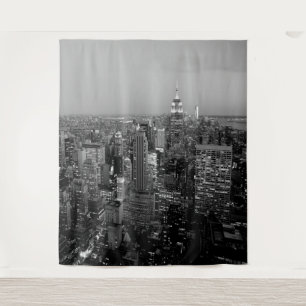 New York City Manhattan Skyline Mural Muur Wandkleed
