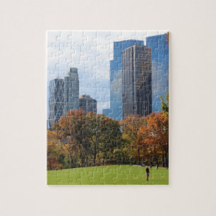 New York City Manhattan skyline panorama bekeken v Legpuzzel
