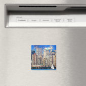 New York City Manhattan Skyline Sailboat Magnet (In Situ (Lave-vaisselle))