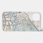 New York City Map, 1728 Case-Mate iPhone Case (Achterkant (horizontaal))