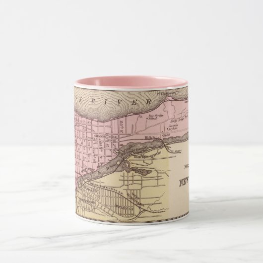 New York City Map Mok (Midden)