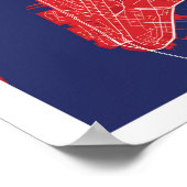 New York City Map Poster (Hoek)