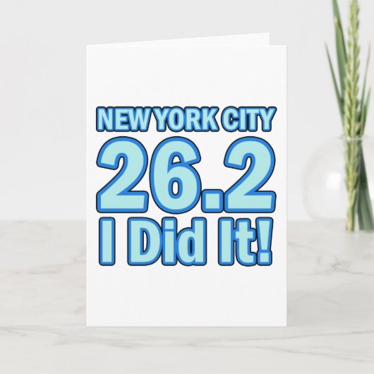 New York City Marathon Kaart (Voorkant)