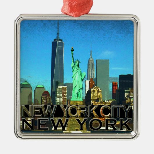 New York City Metalen Ornament (Voorkant)