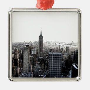 New York City Metalen Ornament