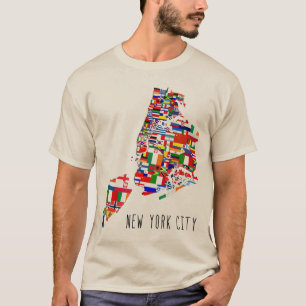 New York City Naties Vlaggen T-shirt