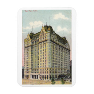 New York City, New Plaza hotel, c1910 Magneet