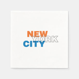 New York City, New York Paper Napkins Servet