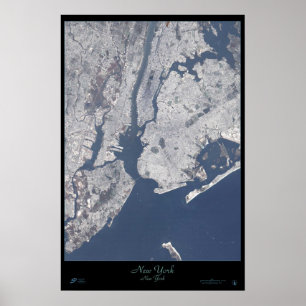 New York City, New York satelliet poster