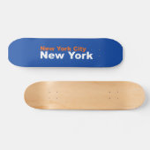 New York City, New York Skateboard (Horz)