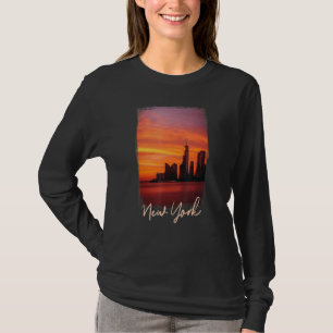New York City New York Sunse NY City T-shirt