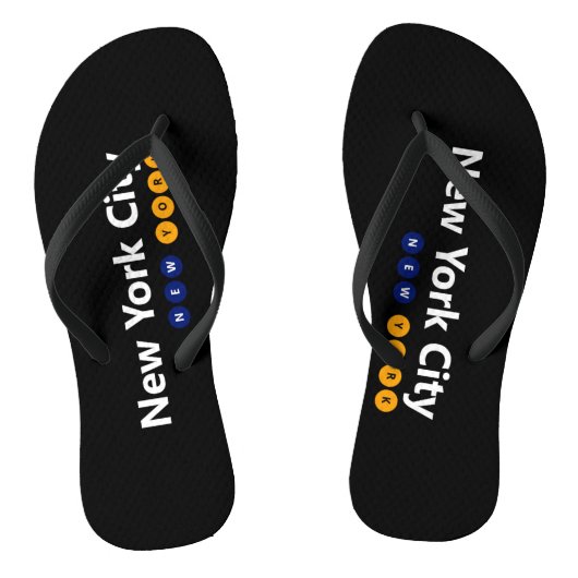 New York City, New York Teenslippers (Voetbed)