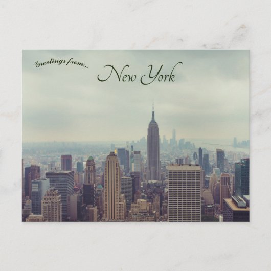 New York City New York USA Briefkaart (Voorkant)