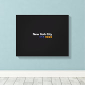 New York City, New York Wrapped Canvas (Insitu (Houten vloer))