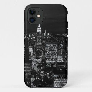 New York City Night Skyline iPhone 11 Hoesje