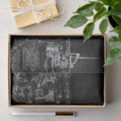 New York City night skyline Tissuepapier (Geschenk)