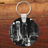 New York City Night Sleutelhanger (Voorkant)
