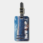 New York City, NY, VS Bagagelabel (Voorkant verticaal)